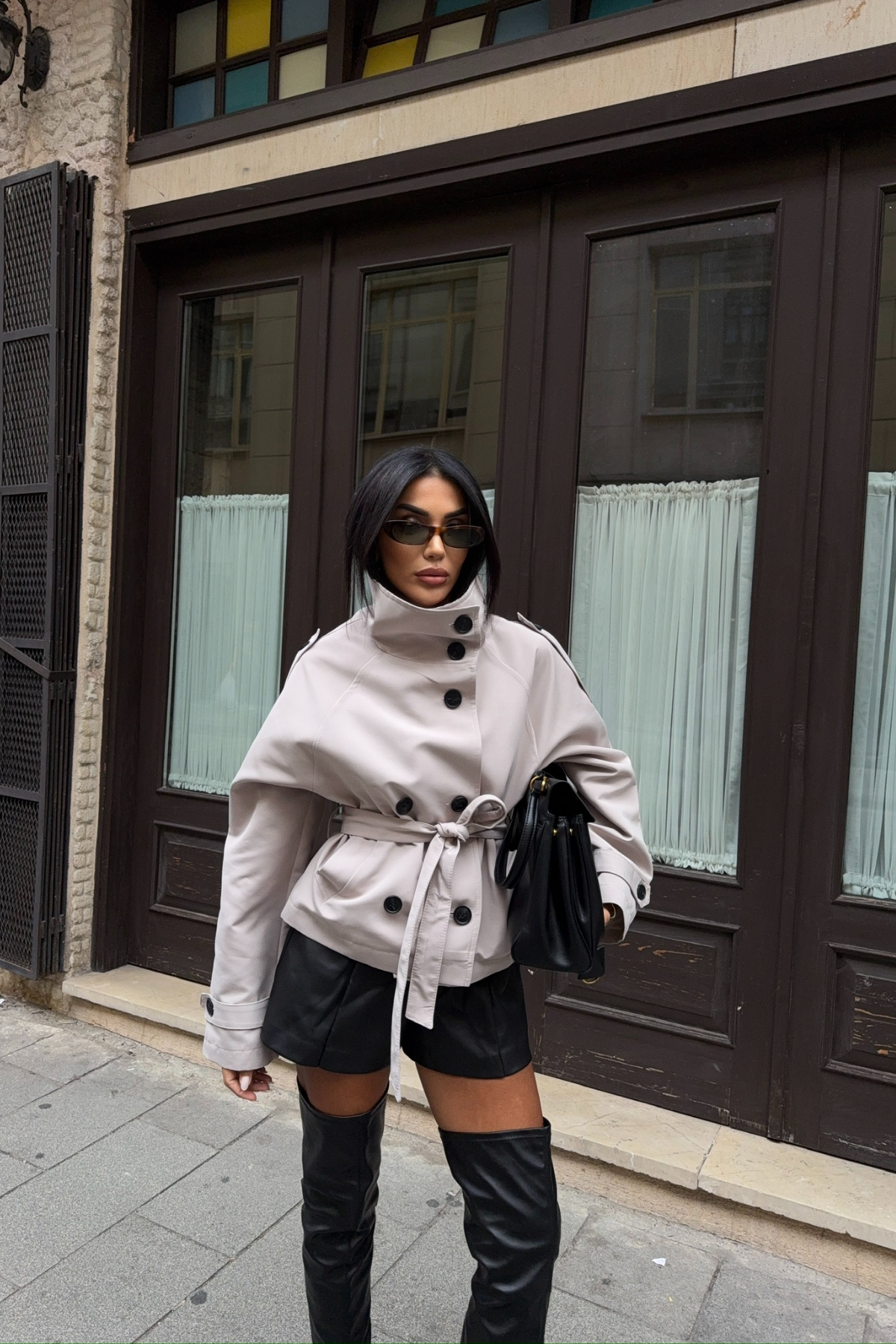 KISA TRENCH BOĞAZLI - Taş