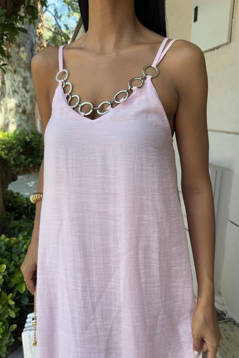 Lina Modal Askılı Elbise 2906
