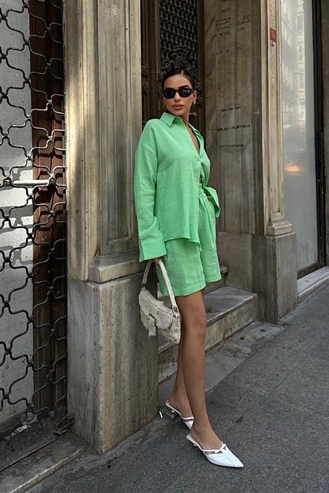 Lorena Müslin Şort Takım 9717-08