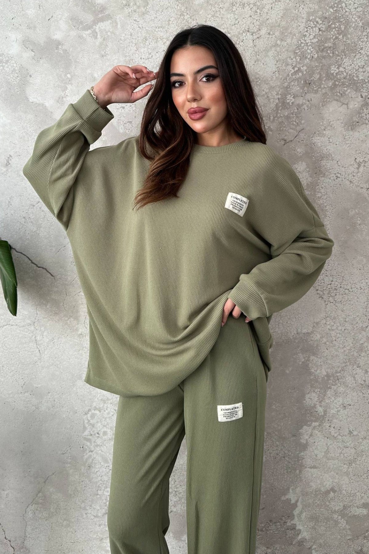 Mint Salaş Sweat Ve Pantolon
