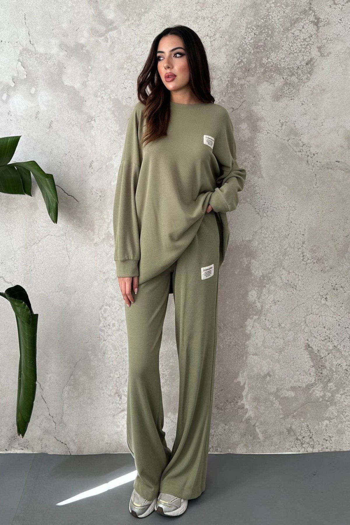 Mint Salaş Sweat Ve Pantolon