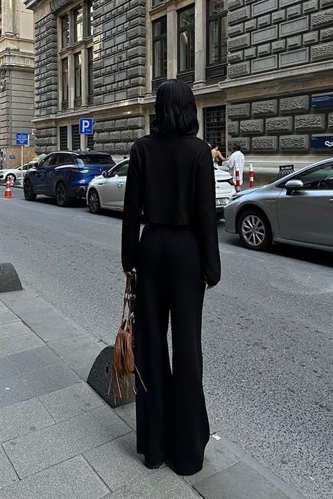 Nancy Kruveze Yaka Crop Takım 9954 - 25