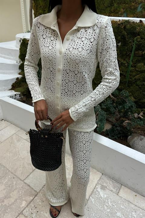 Odette Ajurlu Triko Pantolon Takım 9934