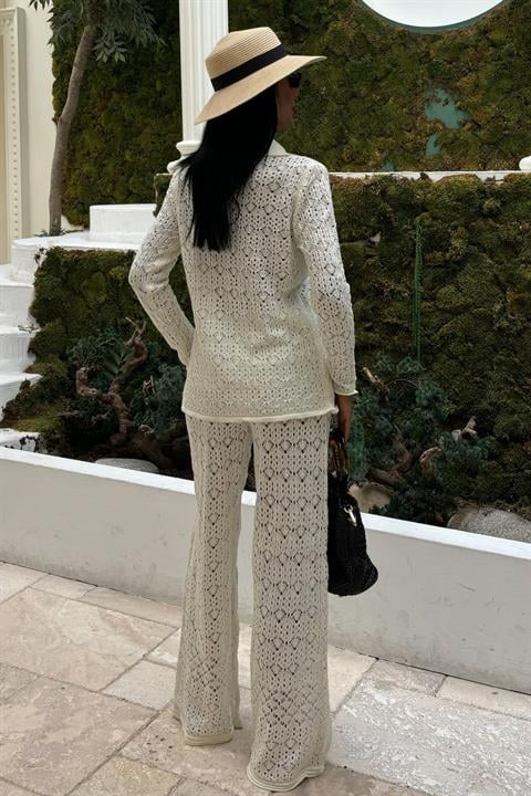Odette Ajurlu Triko Pantolon Takım 9934
