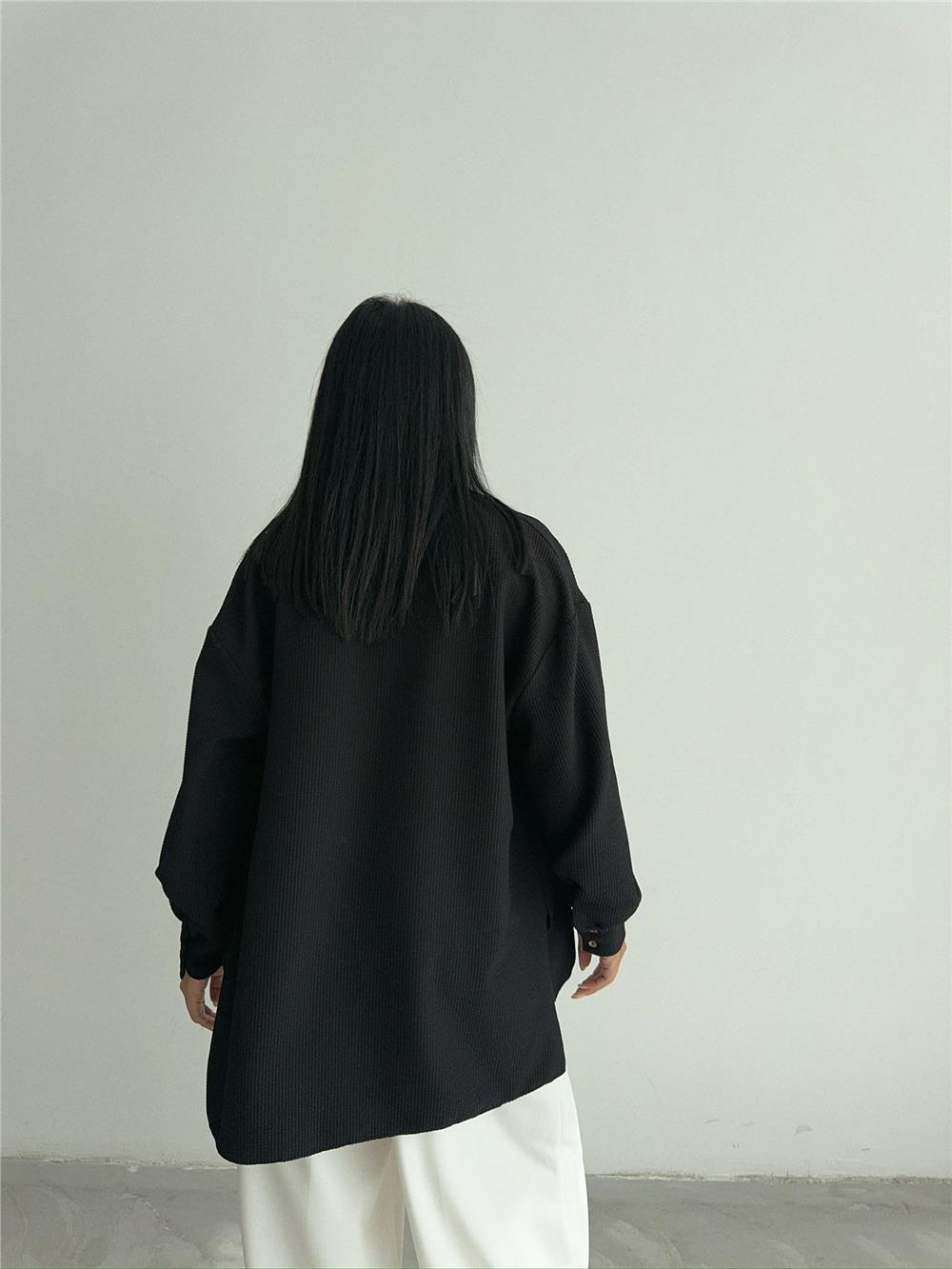 OTTOMAN GÖMLEK - Siyah