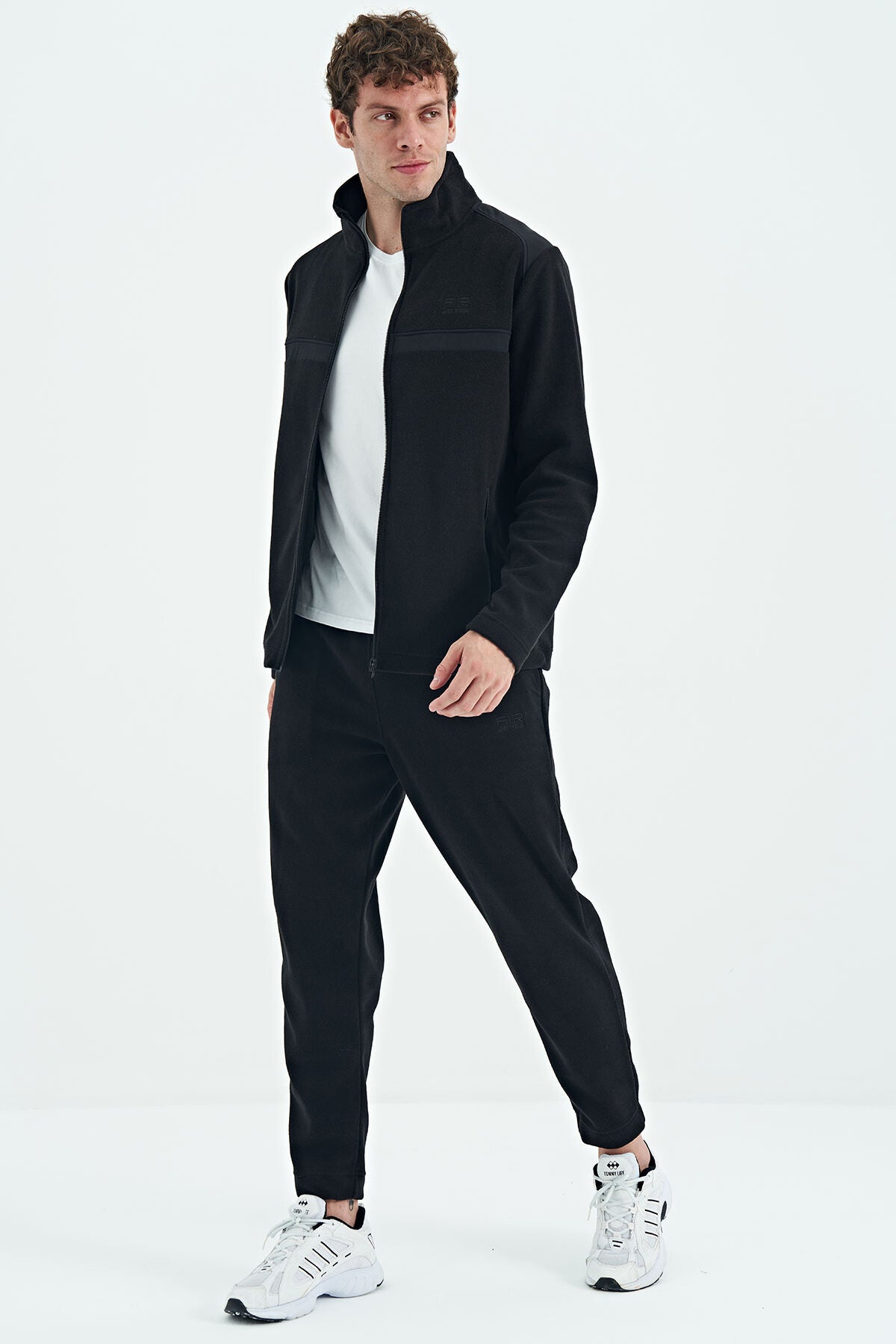 Doyle Siyah Erkek Polar Eşofman Takım - 85225