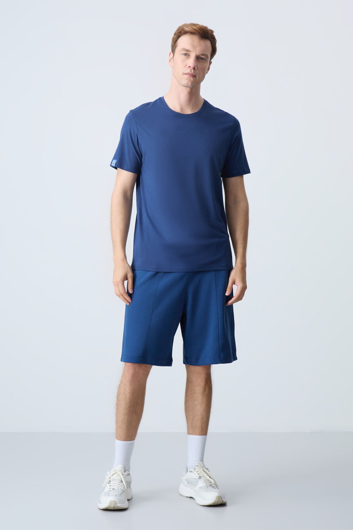 Parlament Pamuklu Kalın Yumuşak Dokulu Standart Fit Basic Erkek Şort - 81277