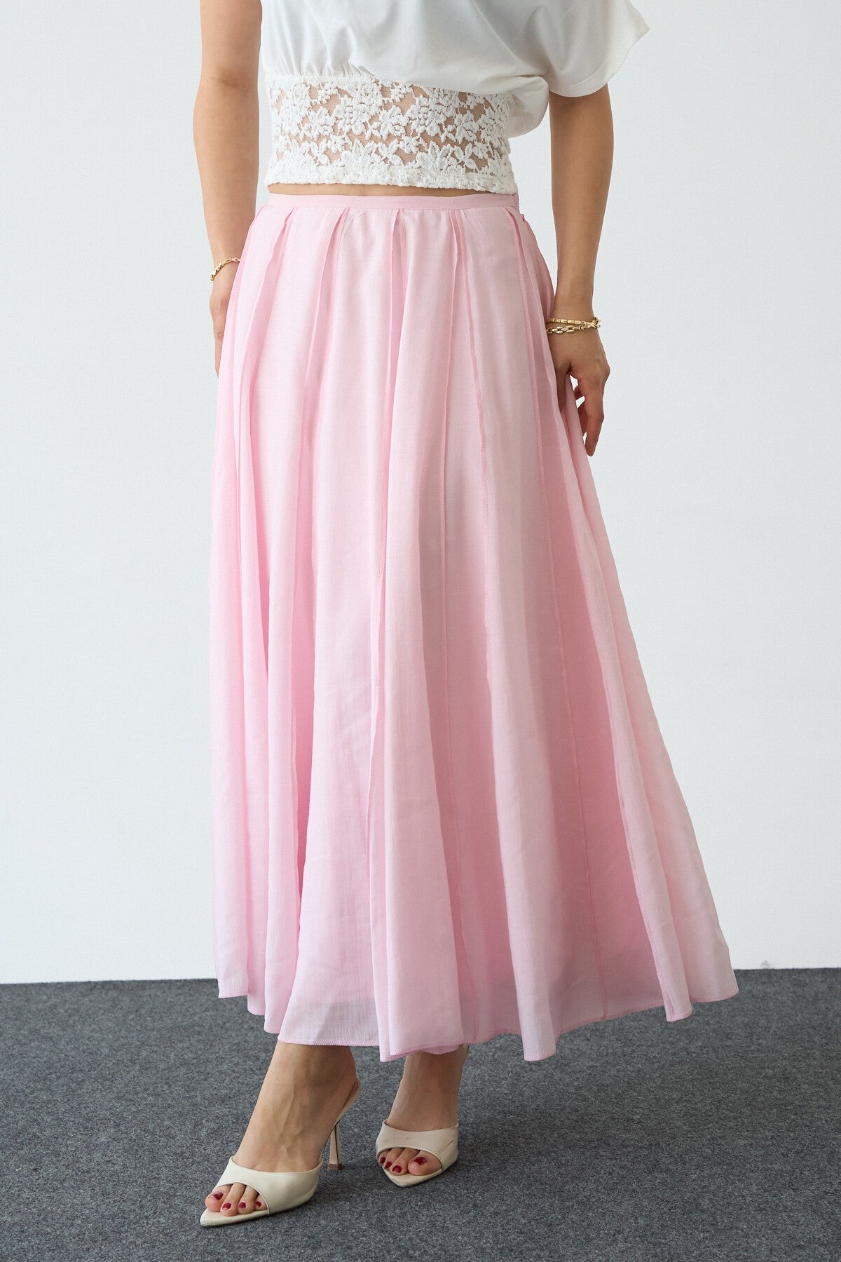 Pembe TENCEL ETEK