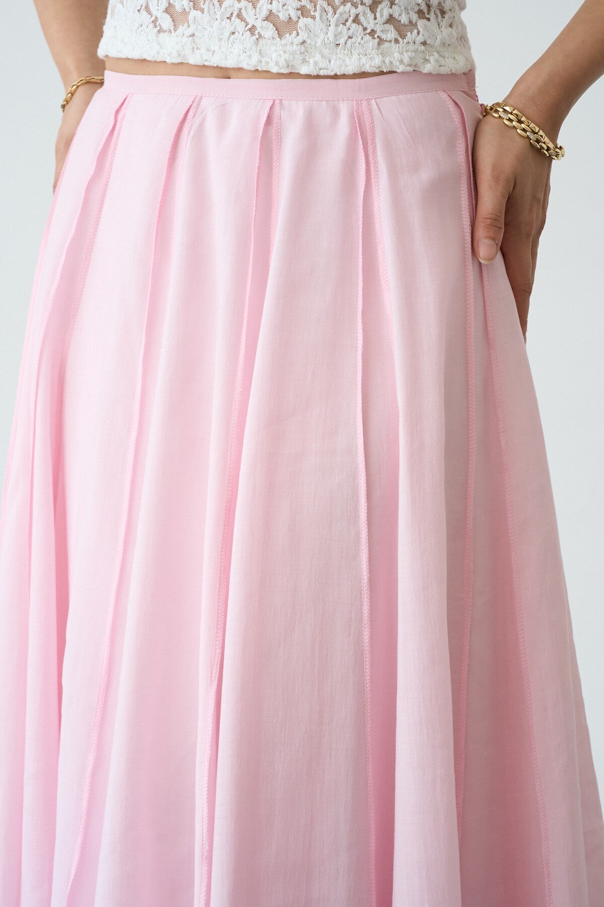 Pembe TENCEL ETEK