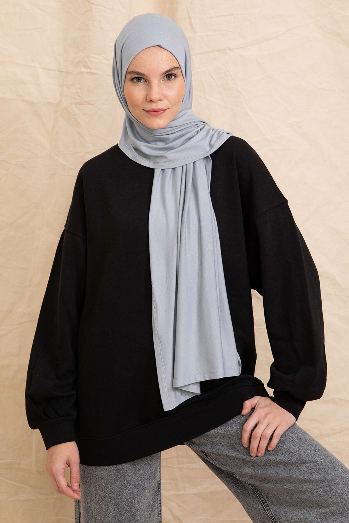 Penye Şal - Gri