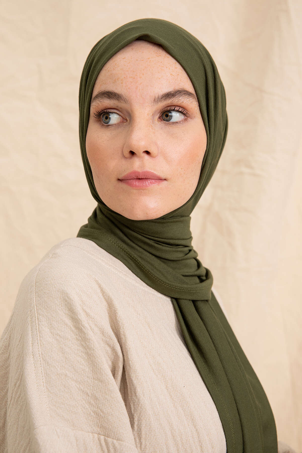 Penye Şal - Haki