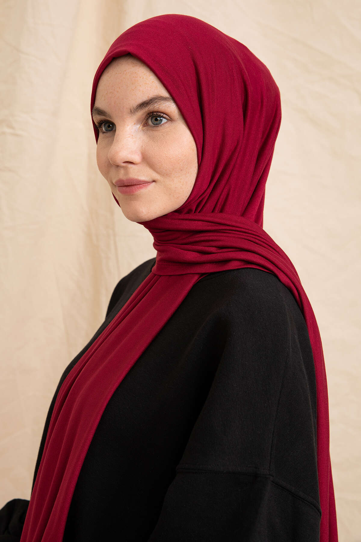 Penye Şal - Vişne