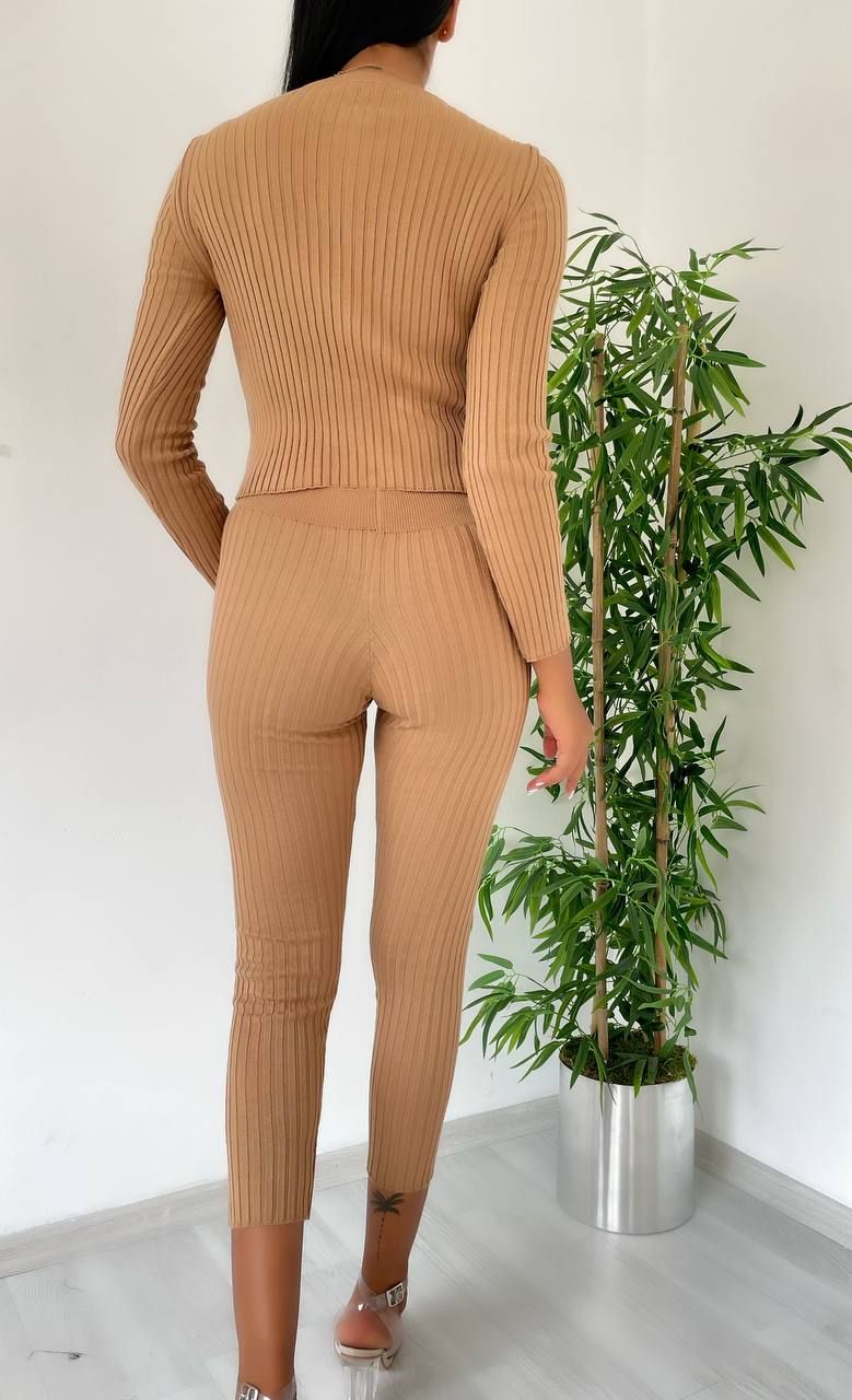 Saphire Fermuarlı Triko Takım 846