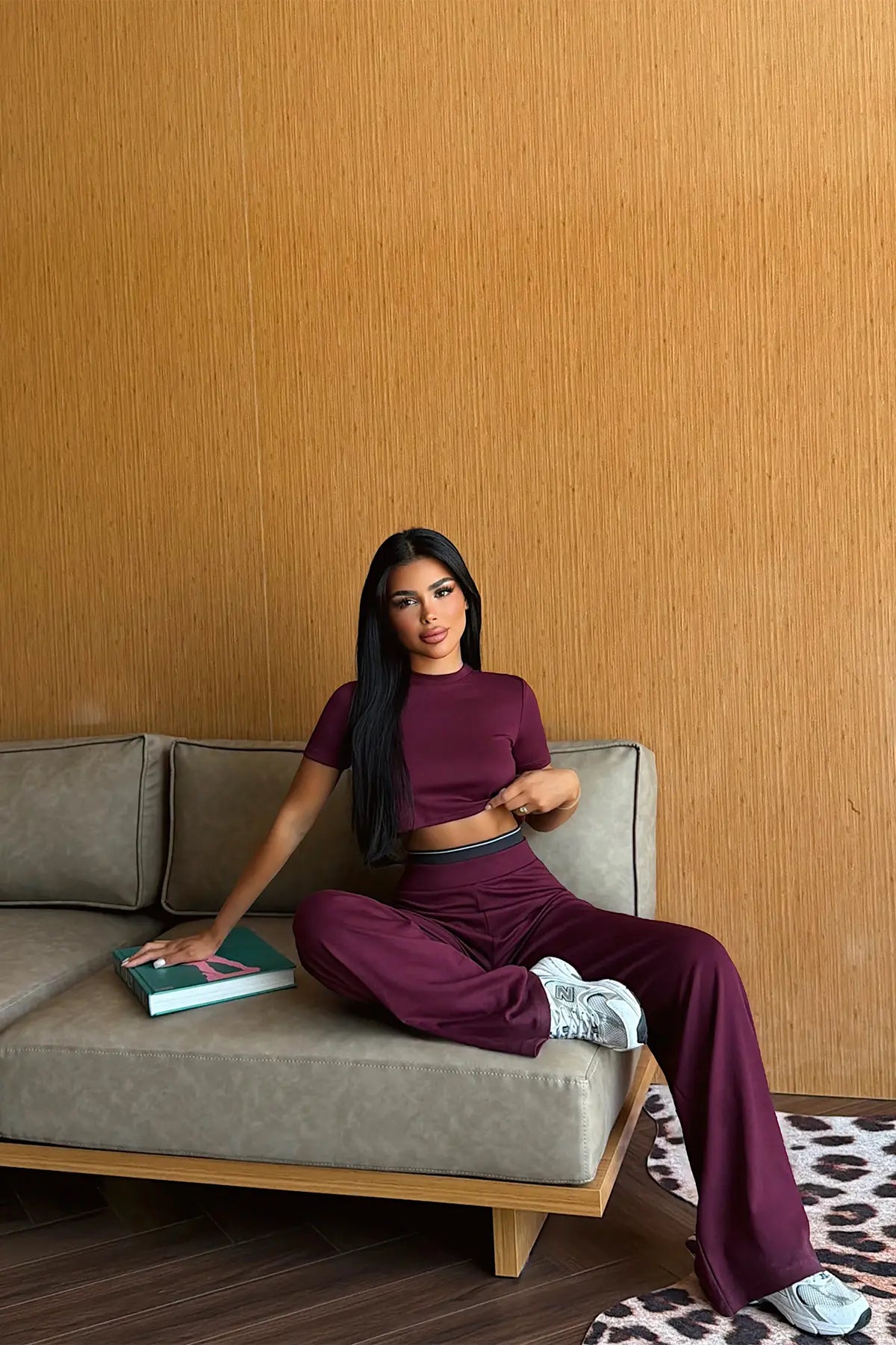 Mürdüm Basic Pantolonlu Takım