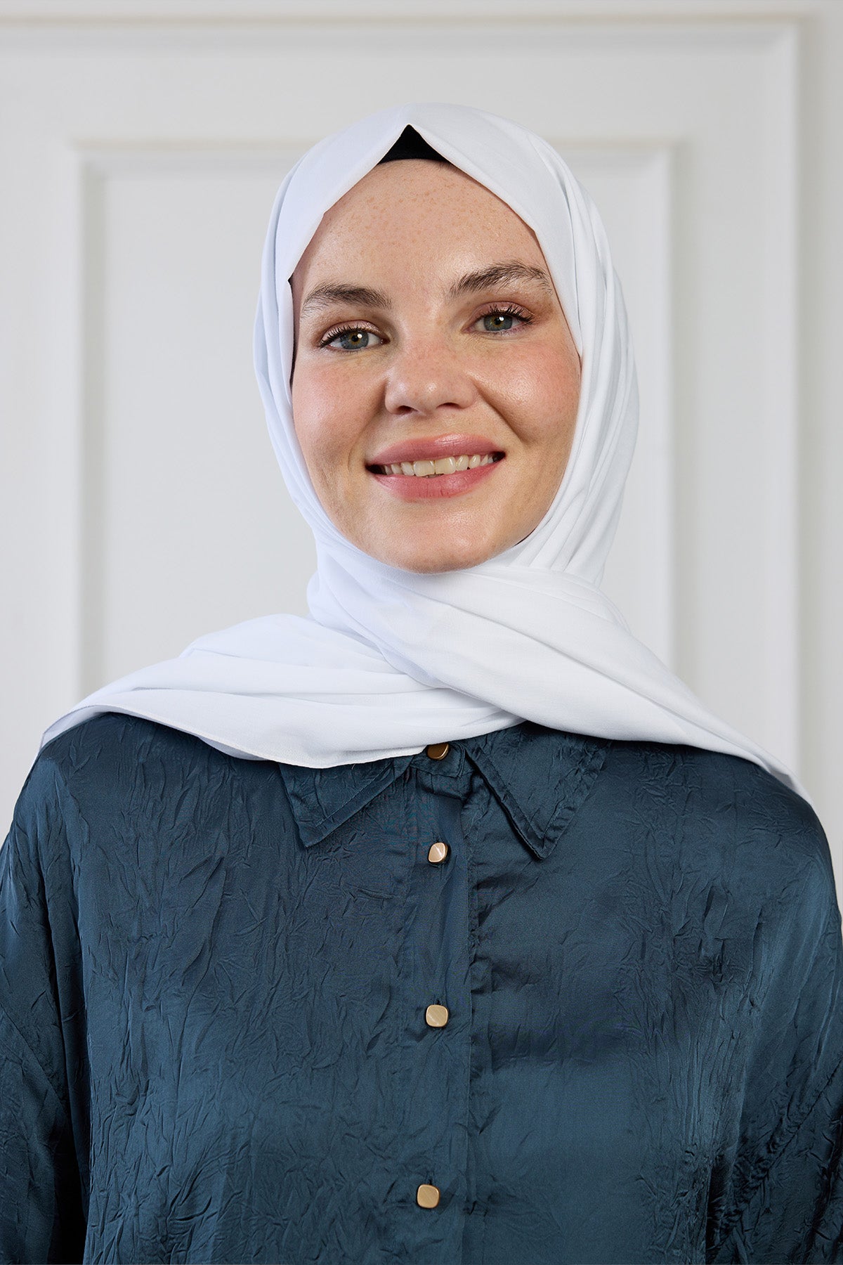 Pure Pamuk Şal - Beyaz
