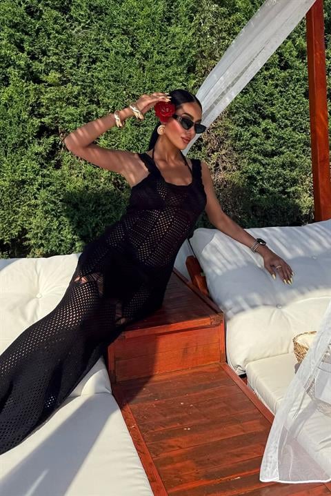 Romina Ajurlu Balık Form Elbise 2762