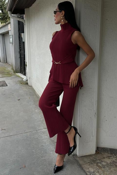 Rose Dik Yaka Fitilli Takım 9946
