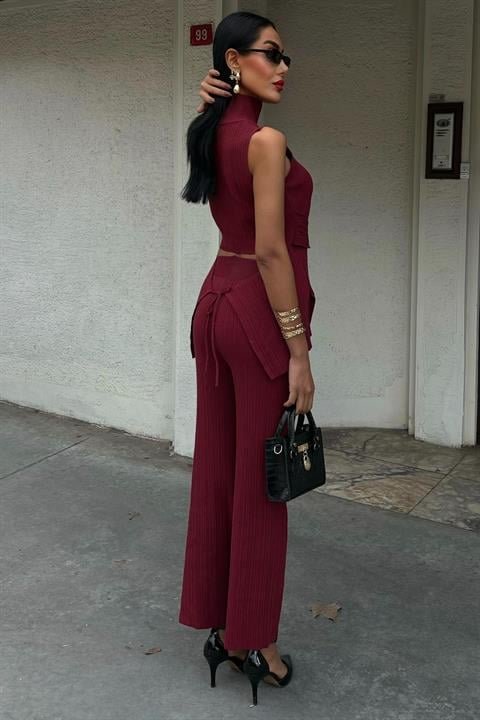 Rose Dik Yaka Fitilli Takım 9946