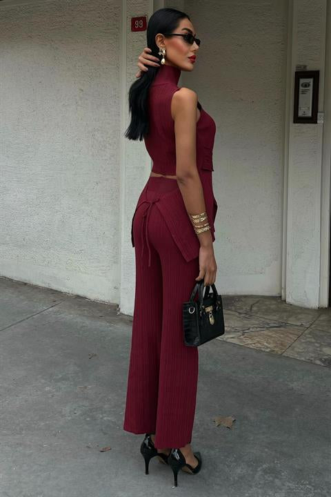 Rose Dik Yaka Fitilli Takım 9946