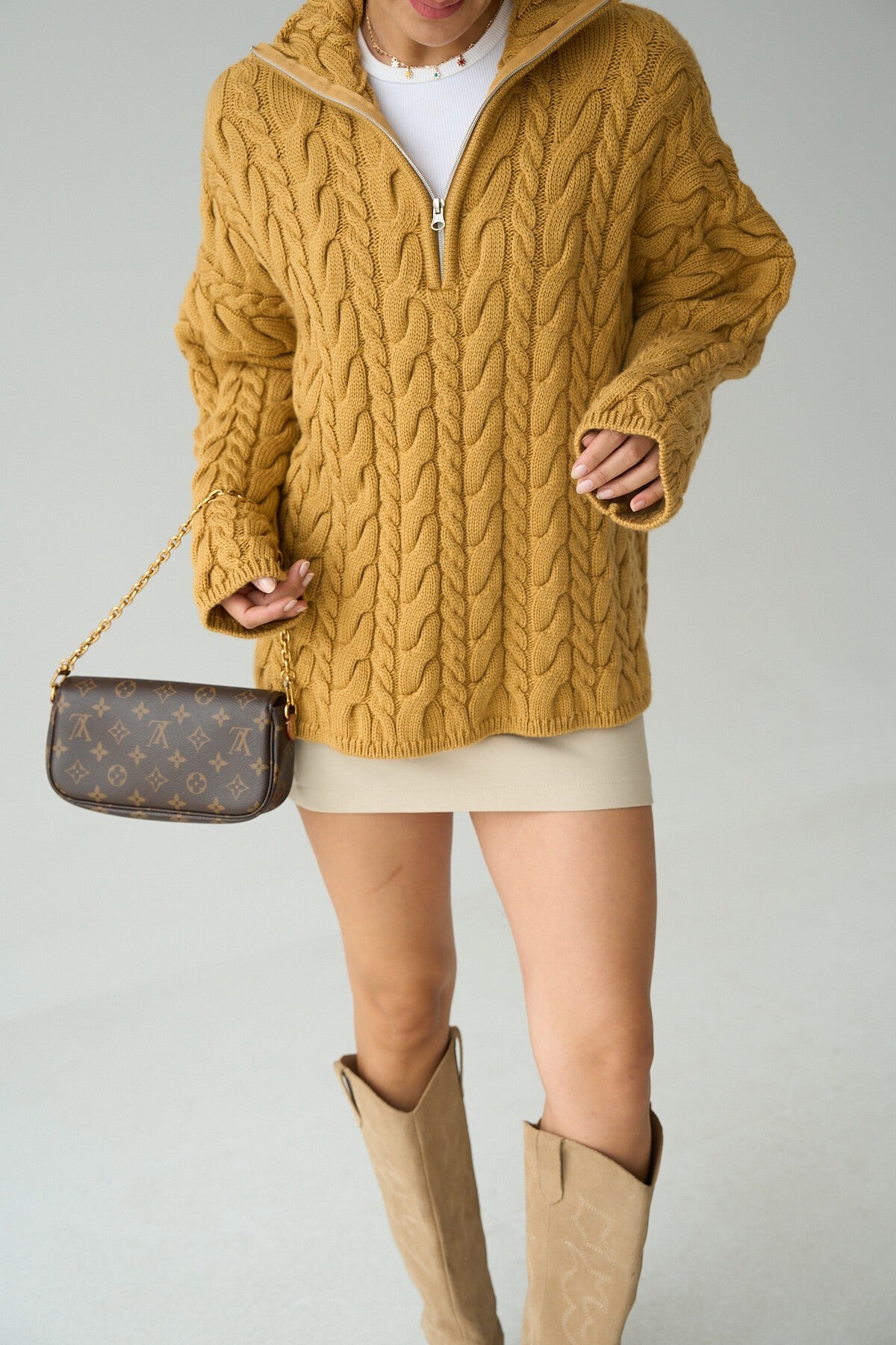 Dore Cable Knit Sweater