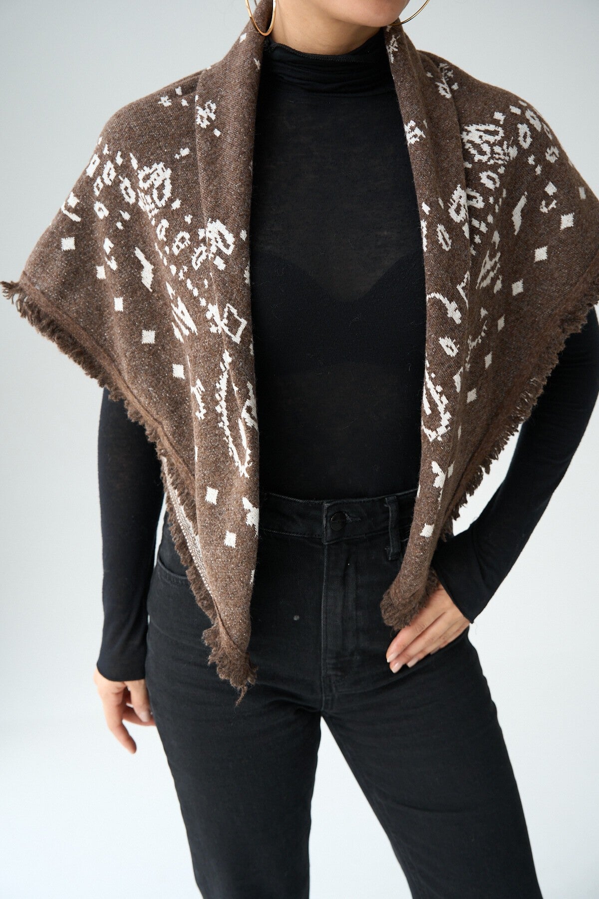 Coffee-Cream SHAWL