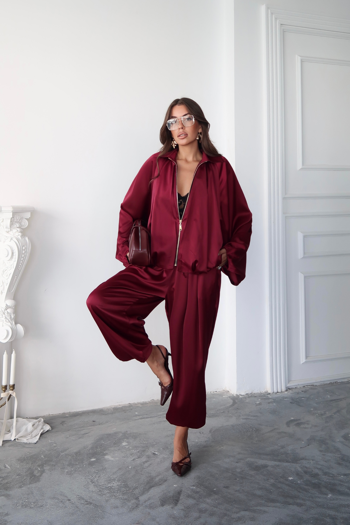 SATEN BOMBER - Bordo