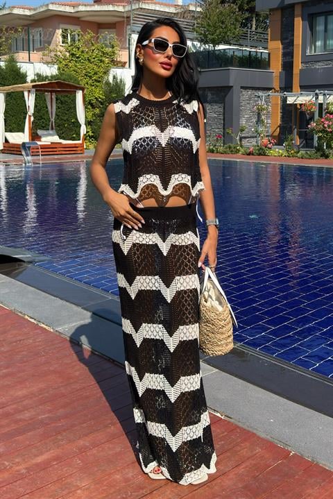 Shayna Ajurlu Crop Takım 9825