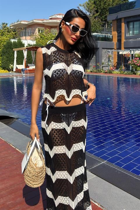Shayna Ajurlu Crop Takım 9825