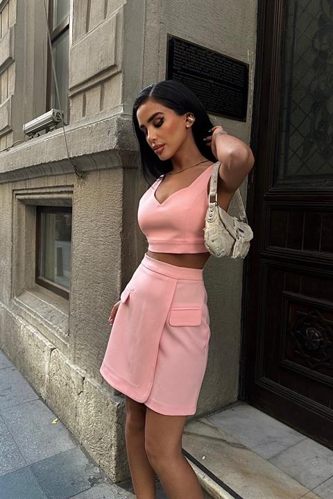 Sierra Crop Top Etek Takım 9772 24