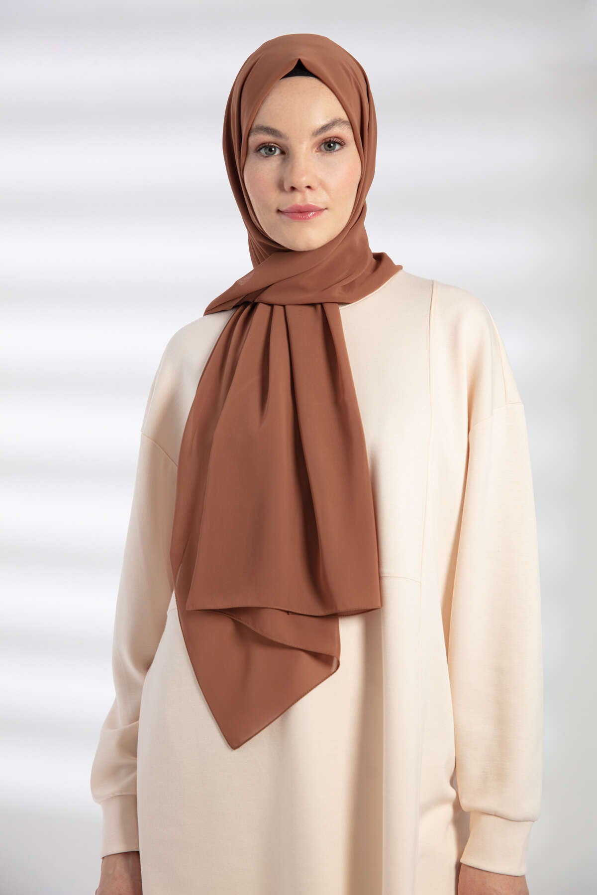 Şifon Şal - Badem