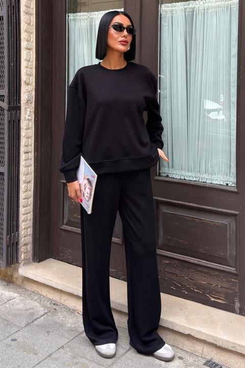 Sırtı Aksesuar Dekolteli Modal Takım 10253