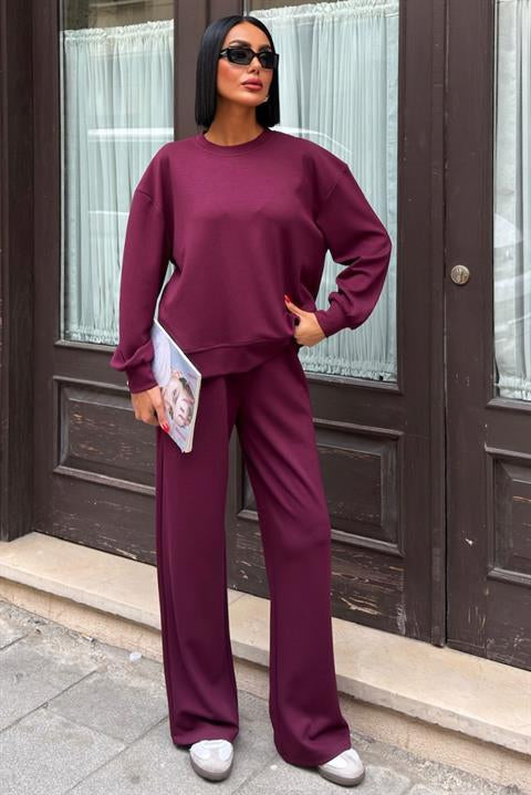 Sırtı Aksesuar Dekolteli Modal Takım 10253