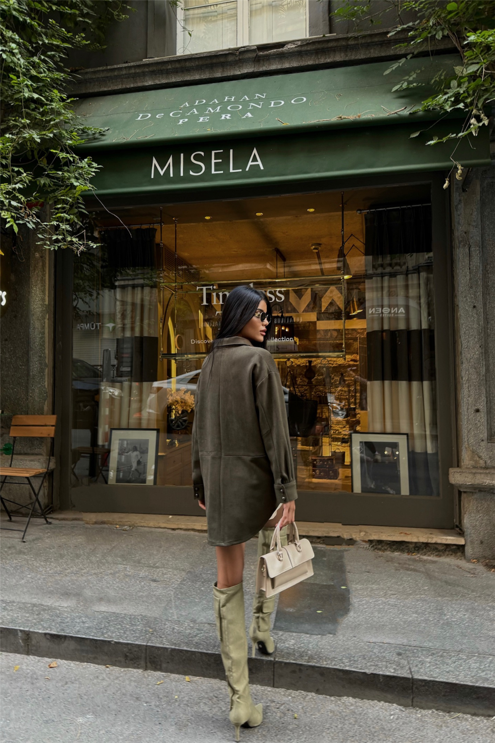 SÜET GÖMLEK - Haki