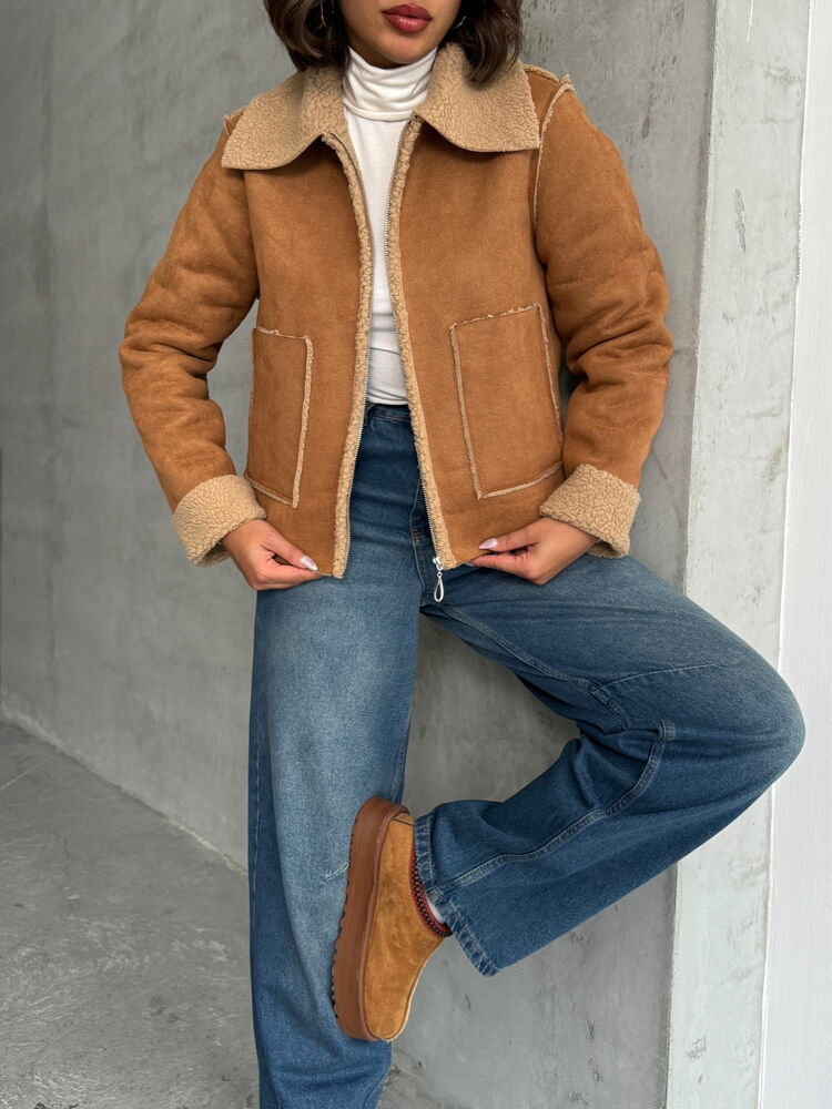 Süet Peluş Toptan Mont