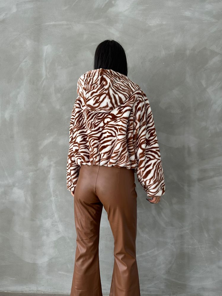 Leopar Bskılı Pejuş Toptan Mont