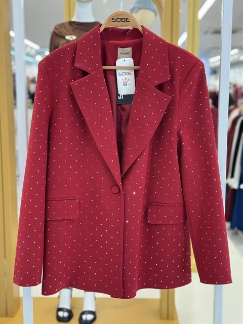 Taş Detaylı Premium Blazer Ceket 6122
