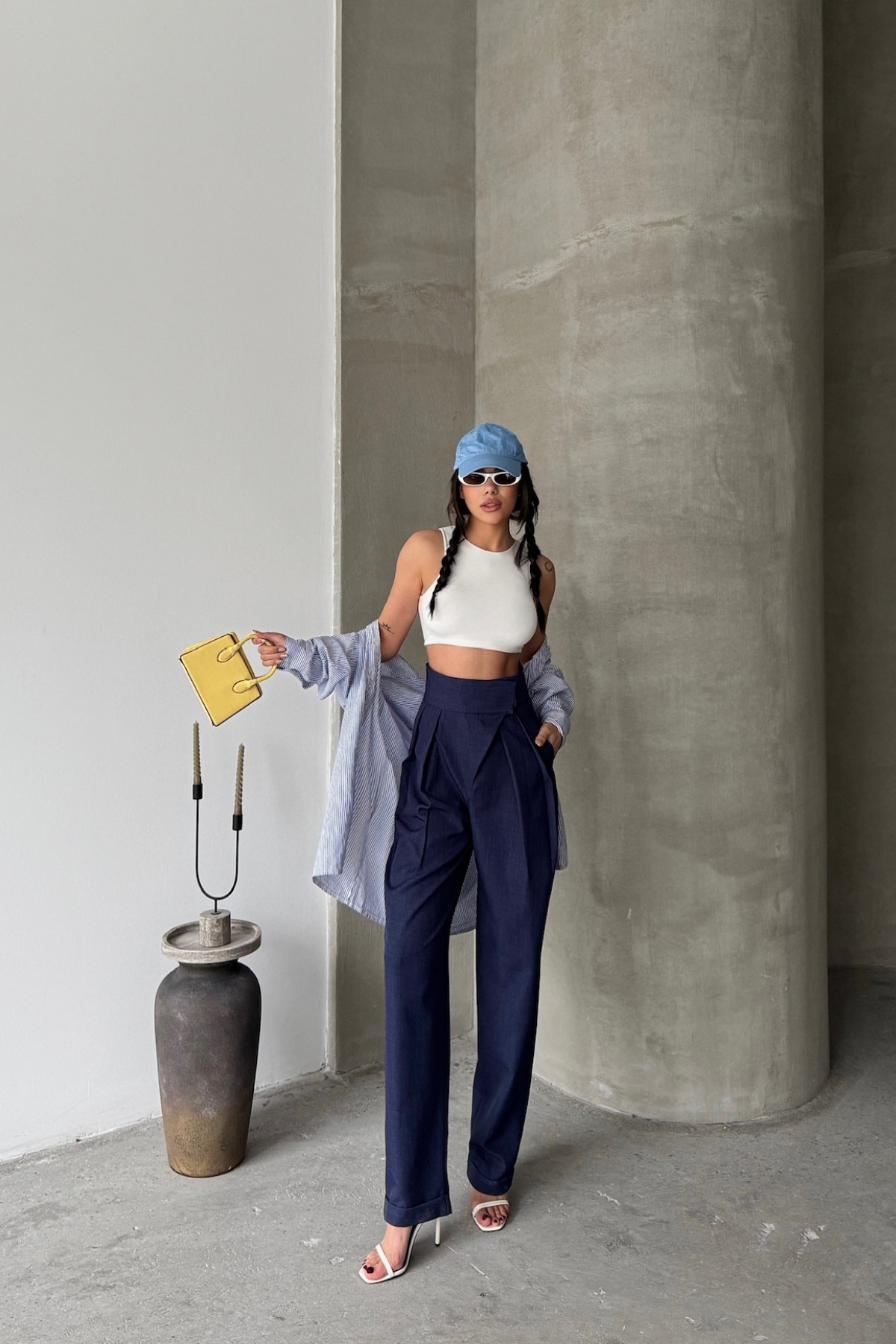 TASARIM PANTOLON - Lacivert