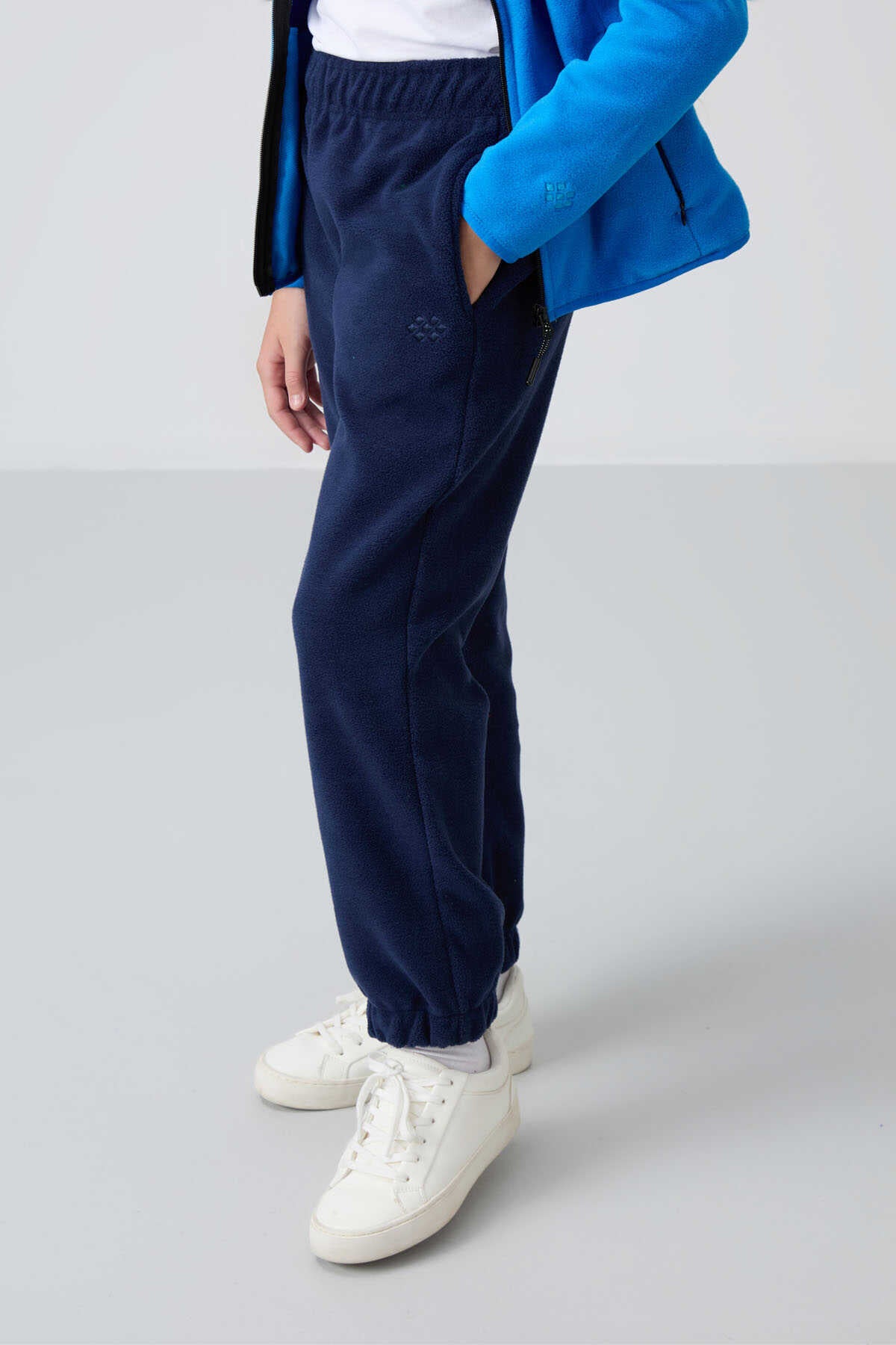 Tommylife Wholesale 7-15 Years Jogger Standard Fit Girls' Sweatpants 75155 Khaki