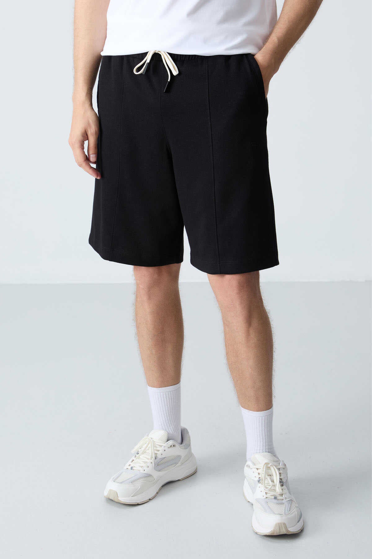 Tommylife Toptan Comfort Fit Basic Erkek Şort 81277 Fiesta