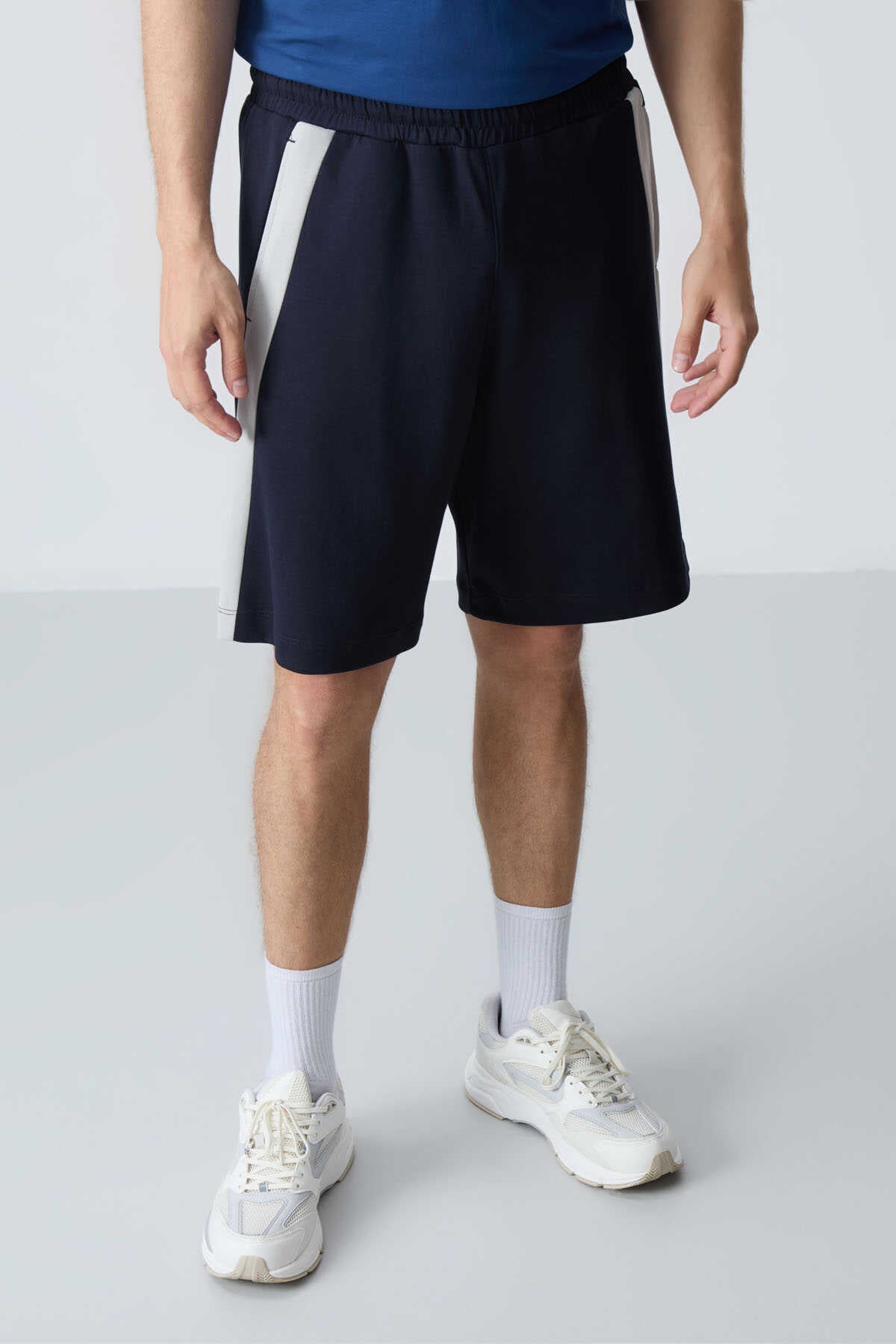 Tommylife Toptan Comfort Fit Basic Erkek Şort 81280 Siyah
