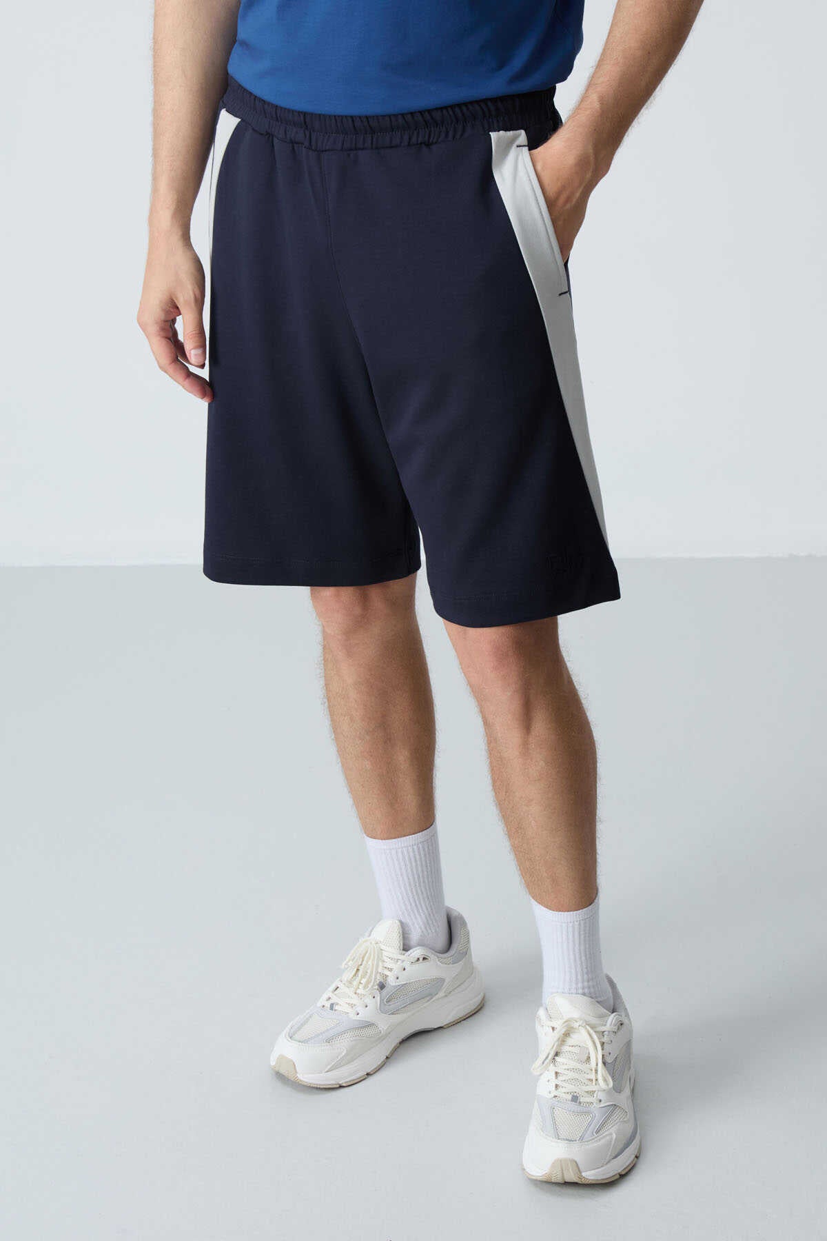 Tommylife Toptan Comfort Fit Basic Erkek Şort 81280 Siyah