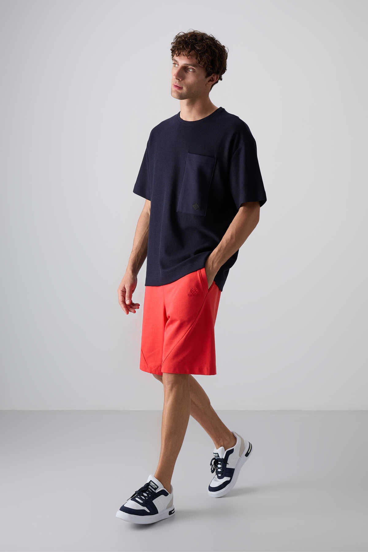 Tommylife Toptan O Yaka Oversize Basic Erkek T-Shirt 88341 Siyah