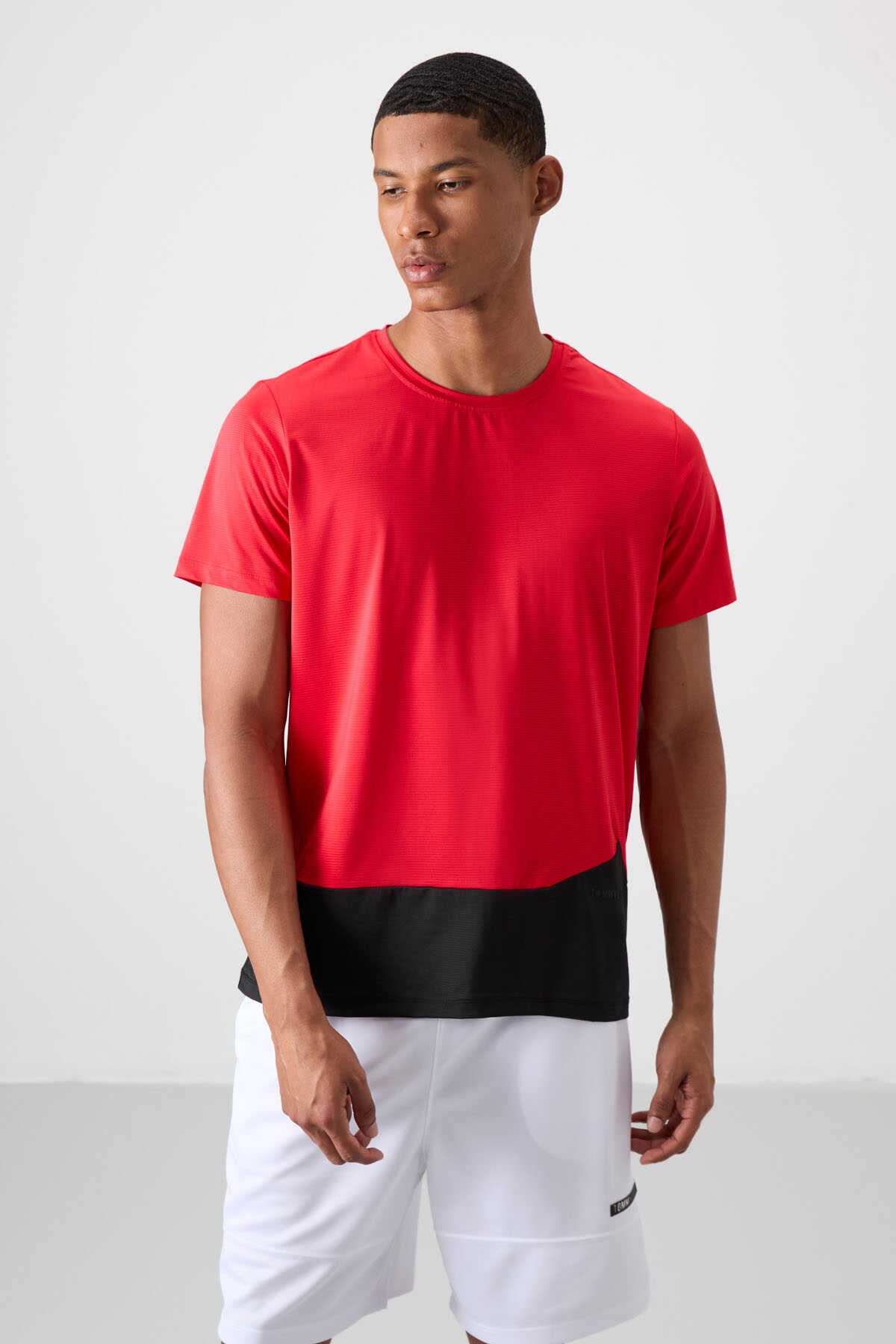 Tommylife Toptan O Yaka Standart Kalıp Aktif Spor Erkek T-Shirt 88383 Beyaz