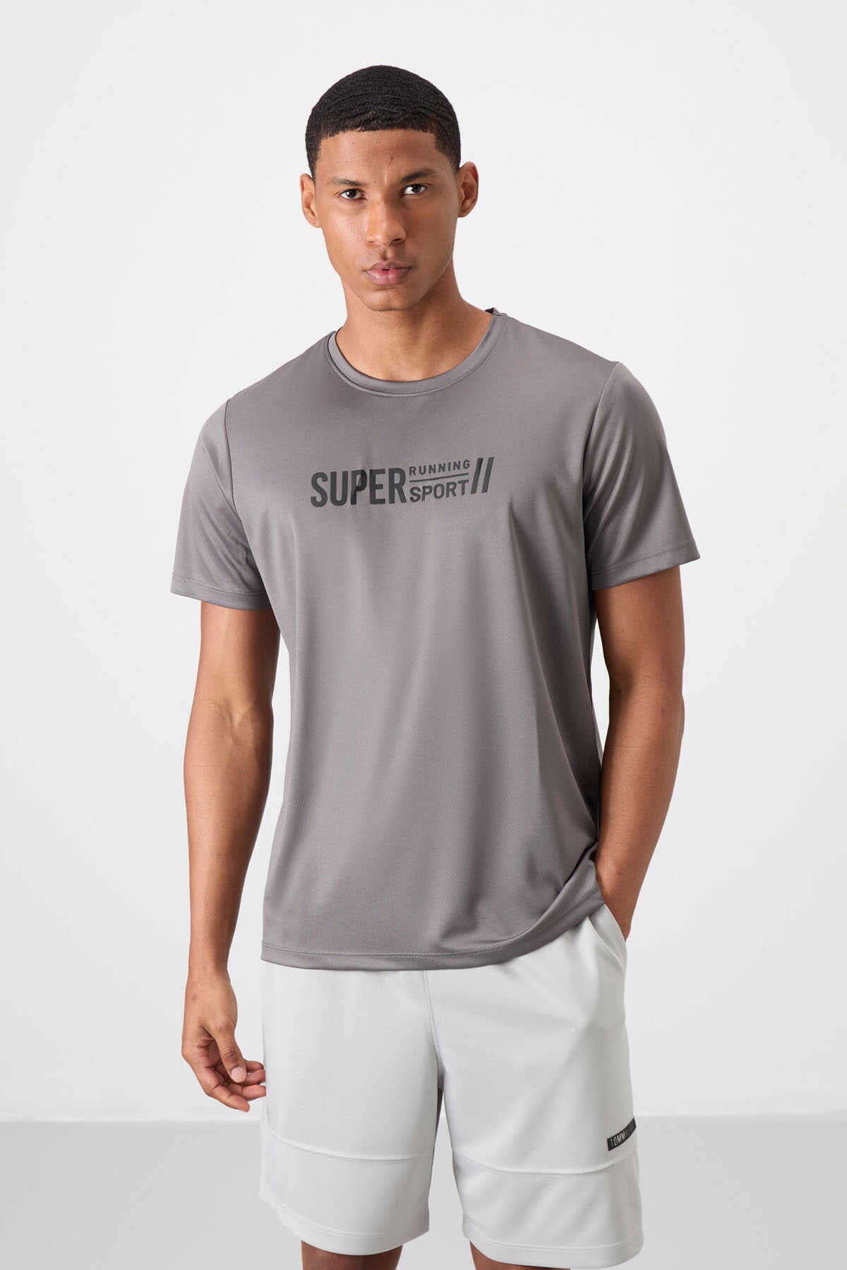 Tommylife Wholesale Crew Neck Standard Fit Active Sports Men's T-Shirt 88385 Black