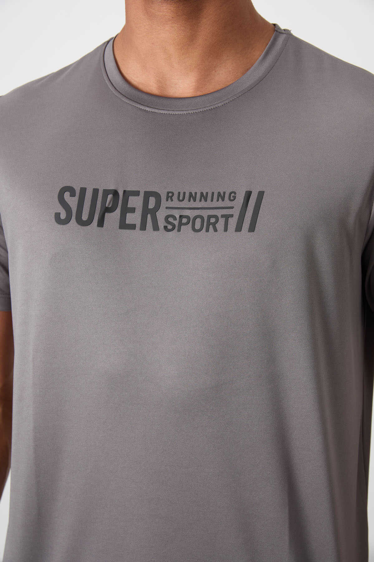Tommylife Wholesale Crew Neck Standard Fit Active Sports Men's T-Shirt 88385 Black