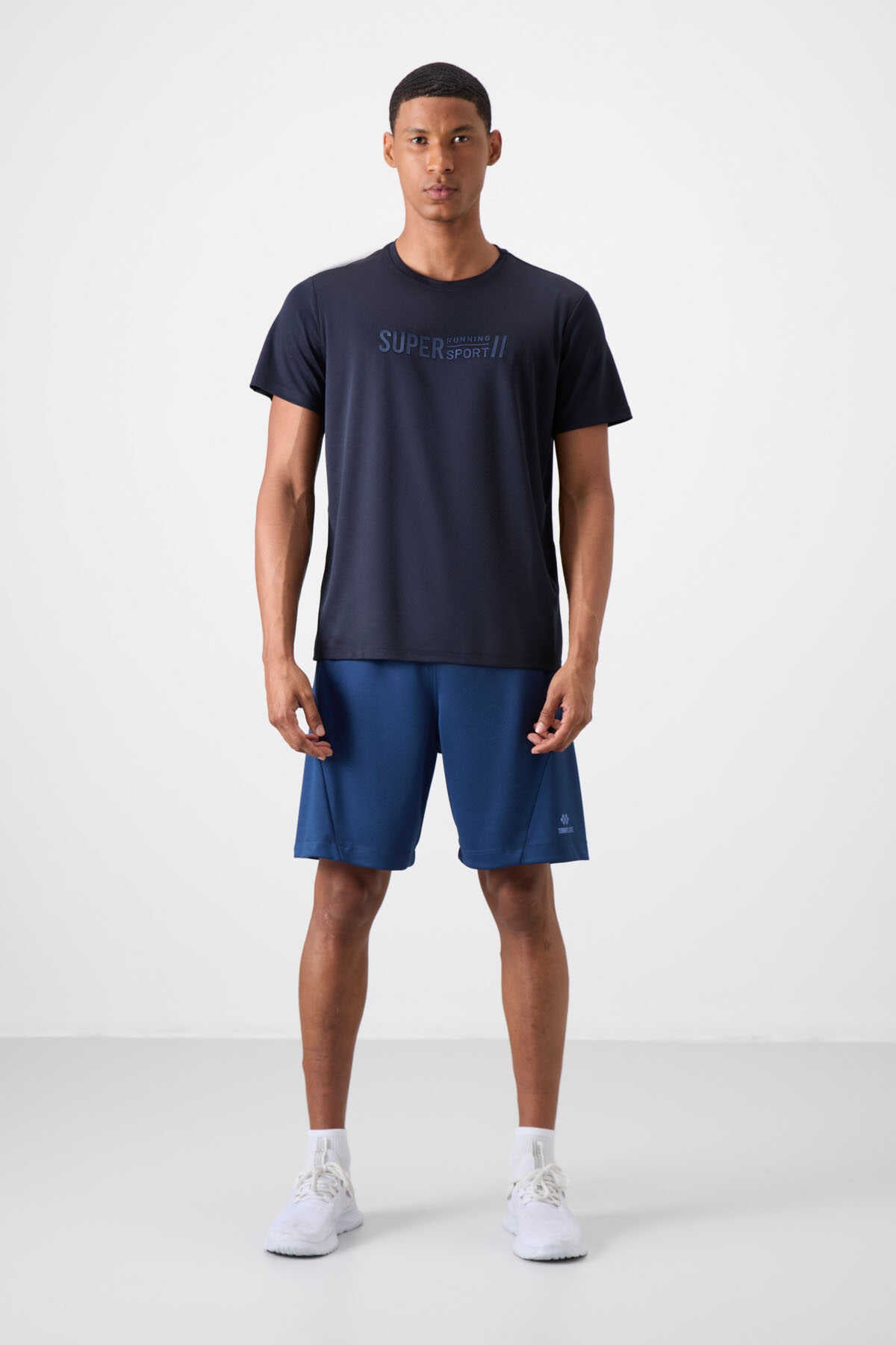 Tommylife Wholesale Crew Neck Standard Fit Active Sports Men's T-Shirt 88385 Black