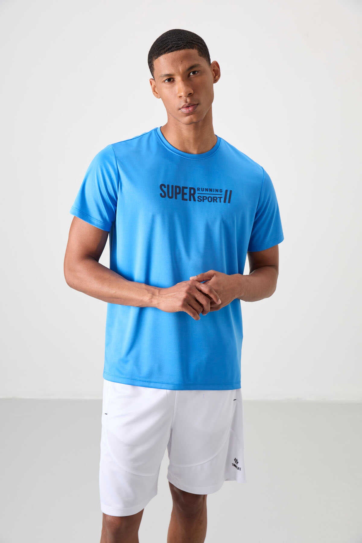 Tommylife Wholesale Crew Neck Standard Fit Active Sports Men's T-Shirt 88385 Black