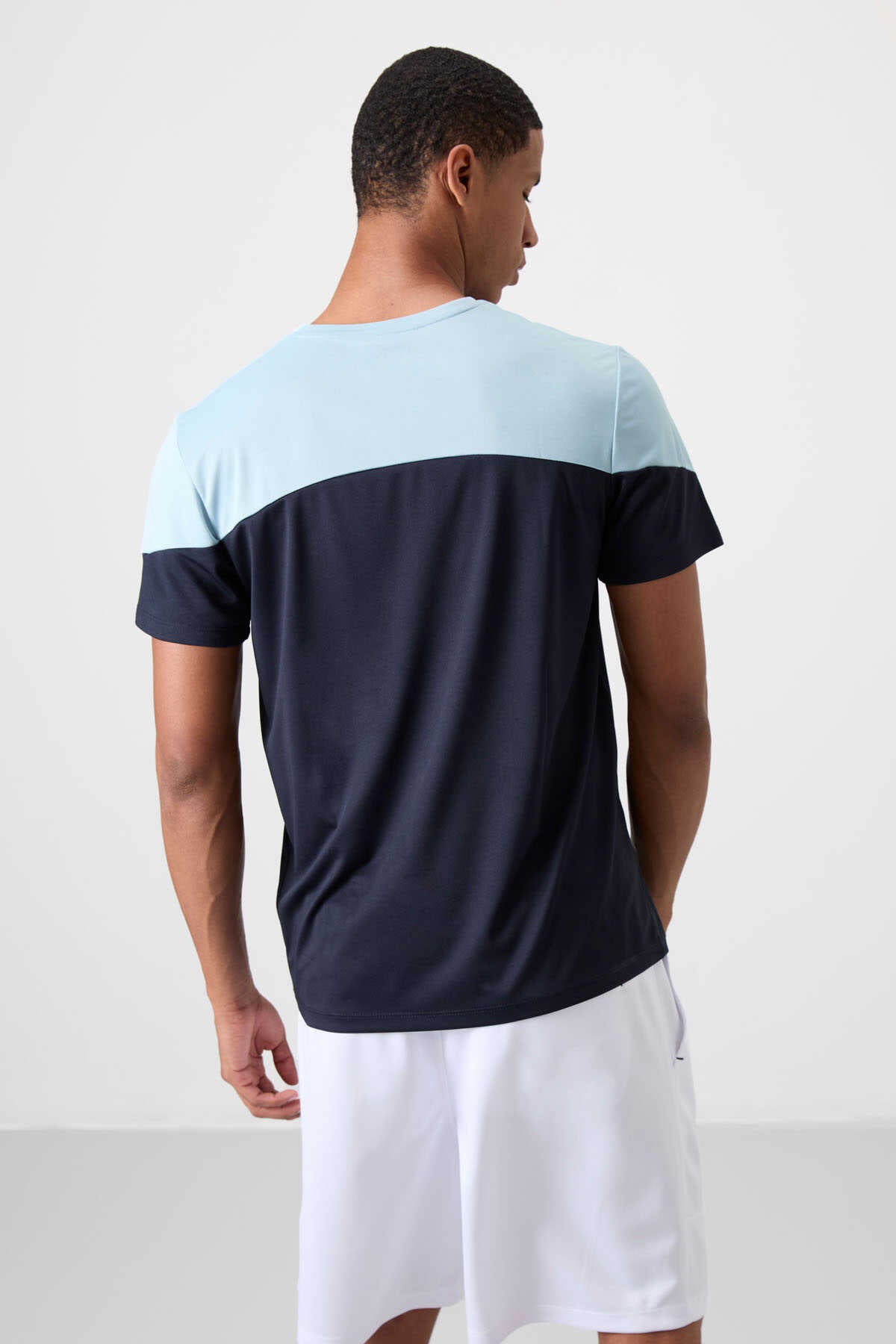 Tommylife Wholesale Crew Neck Standard Fit Active Sports Men's T-Shirt 88386 Black