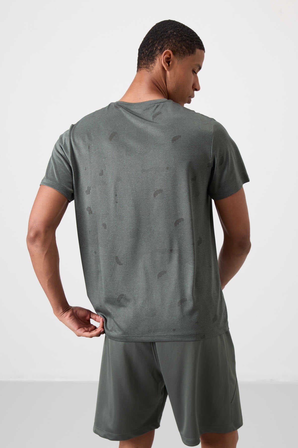 Tommylife Toptan O Yaka Standart Kalıp Aktif Spor Erkek T-Shirt 88398 Siyah