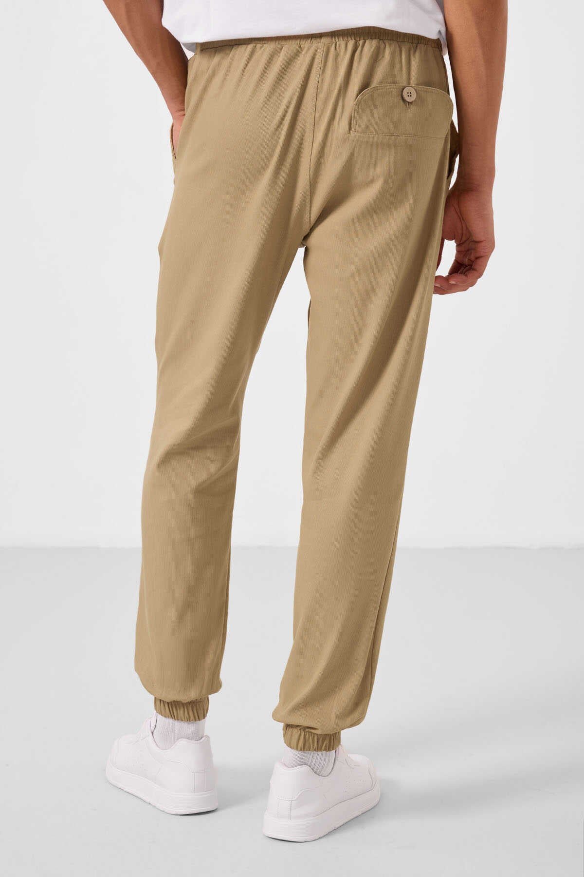 Tommylife Toptan Standart Fit Dokuma Hafif Esnek Chino Erkek Pantolon 82176 Siyah